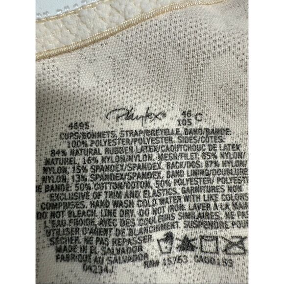 Playtex 469518 Hour Ultimate Shoulder Comfort Beige  Wireless Bra Sz 46C - Picture 8 of 13